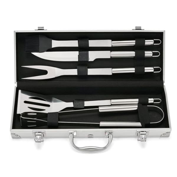 Set De 5 Accessoires Pour Barbecue LIVOO Silver (GS165) Set De 5 Accessoires Pour Barbecue LIVOO Silver (GS165)